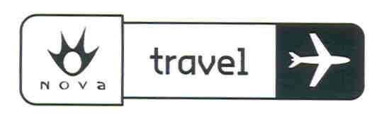 Paraqitja e markës NOVA TRAVEL aeroplan