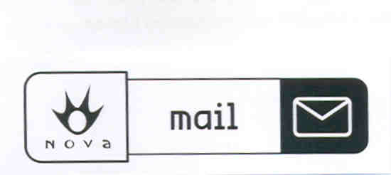 Paraqitja e markës NOVA MAIL zarf