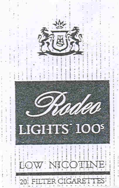 Paraqitja e markës RODEO LIGHTS 100s