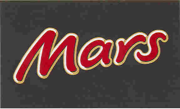 Paraqitja e markës MARS ( e kuqe, bezhe, e bardhe, kafe e erret)