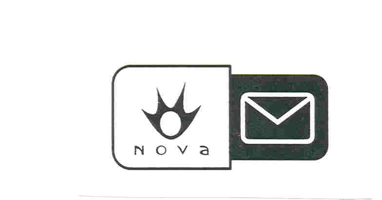 Paraqitja e markës NOVA zarf