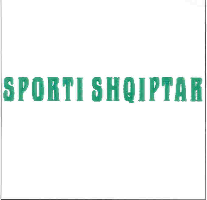 Paraqitja e markës SPORTI SHQIPTAR