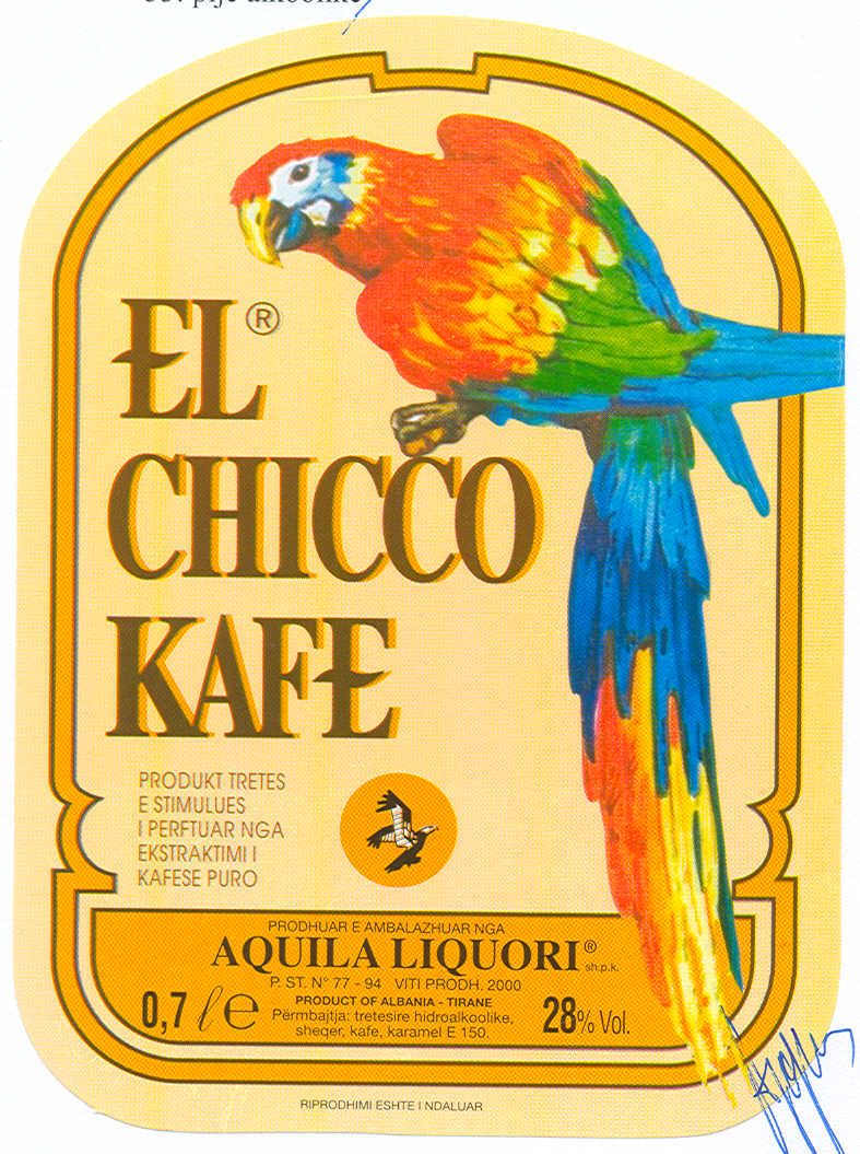 Paraqitja e markës EL CHICCO KAFE