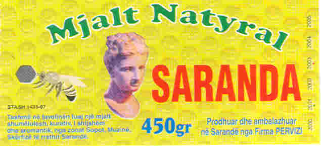 Paraqitja e markës SARANDA MJALTE ORIGJINAL