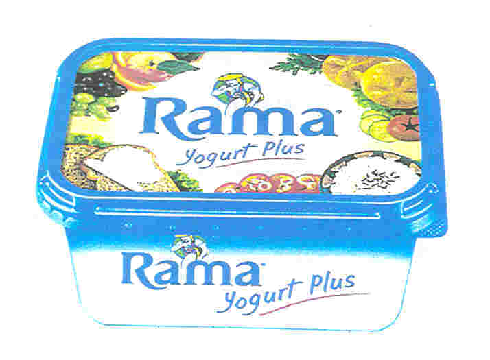 Paraqitja e markës RAMA yogurt plus