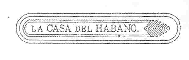 Paraqitja e markës LA CASA DEL HABANO