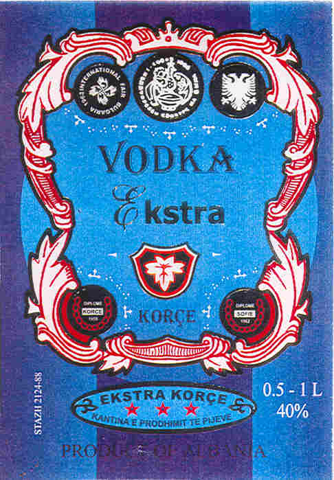 Paraqitja e markës EXTRA-vodka