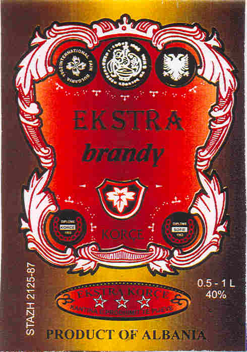 Paraqitja e markës EXTRA-brandy