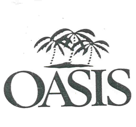 Paraqitja e markës OASIS plus tre palmat