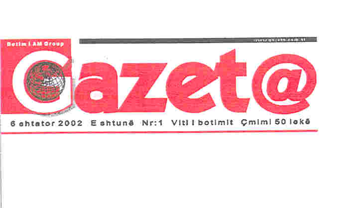 Paraqitja e markës Gazet@