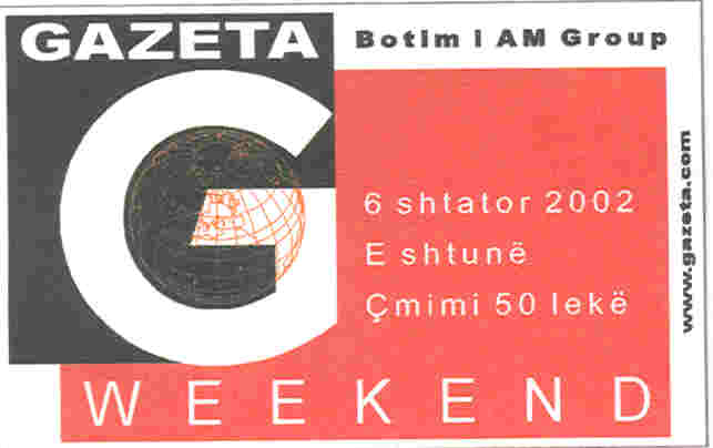Paraqitja e markës GAZETA G WEKEND
