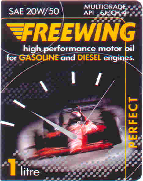 Paraqitja e markës FREEWING & figure (e zeze)
