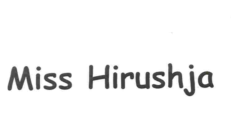Paraqitja e markës Miss Hirushja