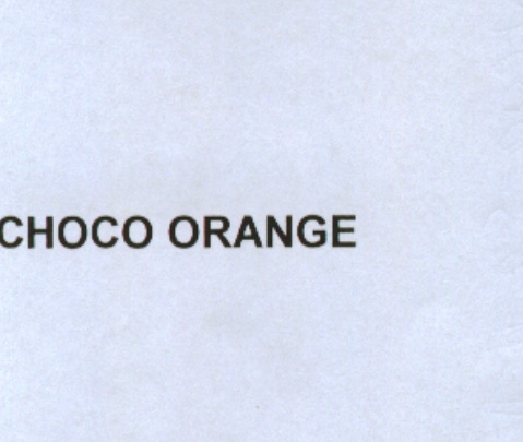 Paraqitja e markës CHOCO ORANGE