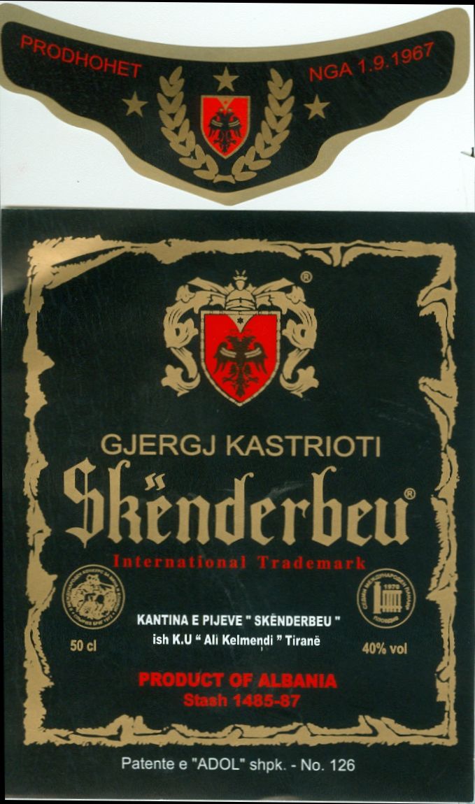 Paraqitja e markës GJERGJ KASTRIOTI SKENDERBEU