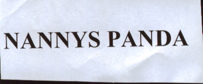 Paraqitja e markës NANNYS PANDA