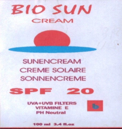 Paraqitja e markës BIO SUN
