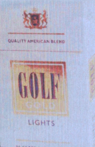Paraqitja e markës GOLF GOLD LIGHTS