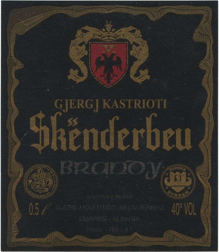 Paraqitja e markës Gjergj Kastrioti Skenderbeu Brandy