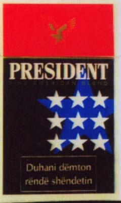 Paraqitja e markës PRESIDENT