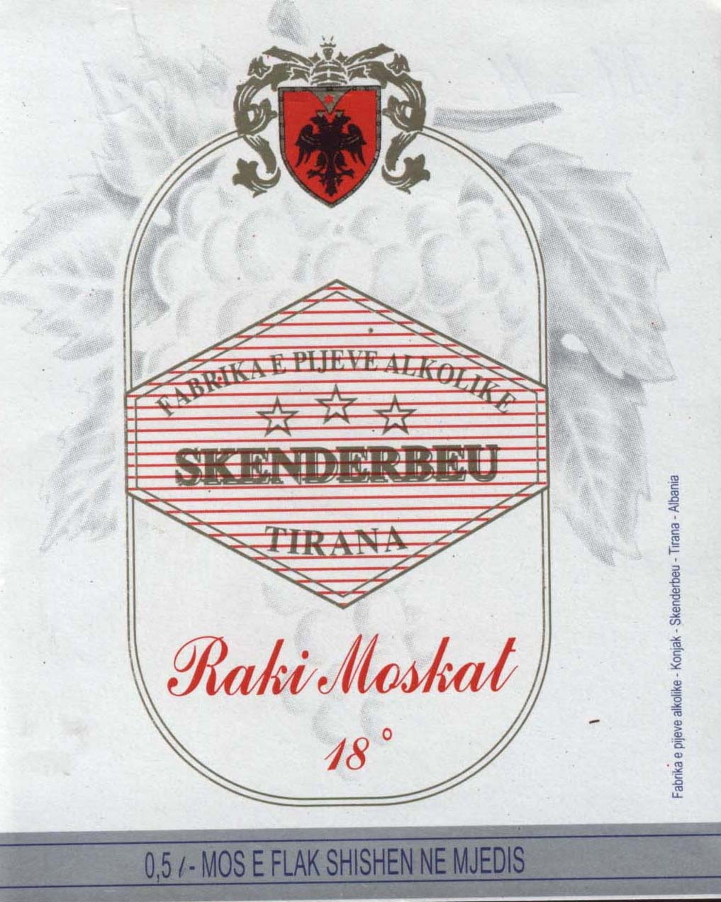 Paraqitja e markës SKENDERBEU