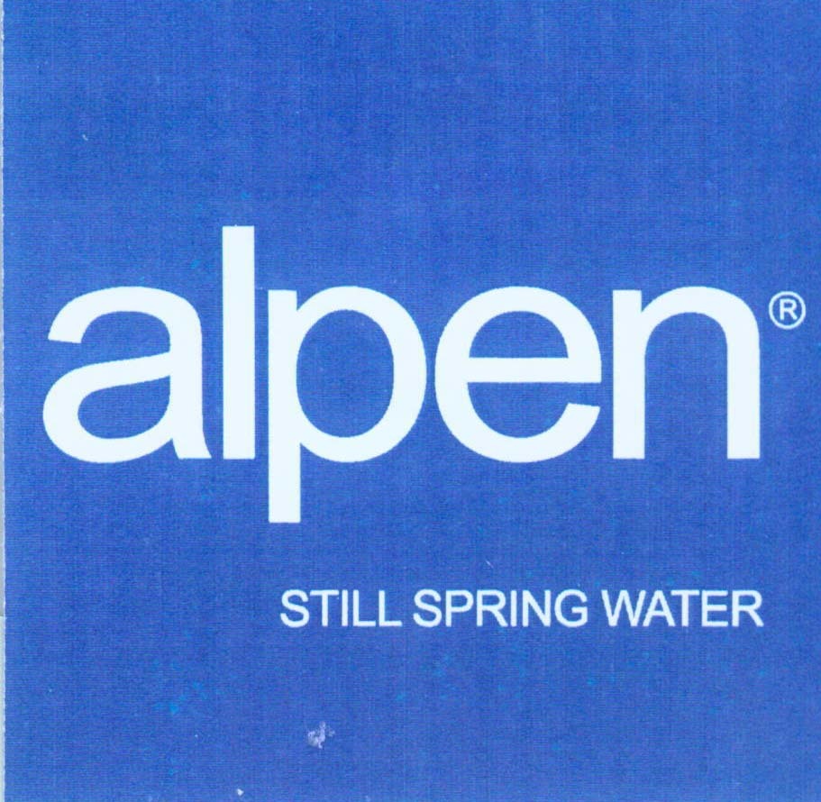 Paraqitja e markës alpen still spring water