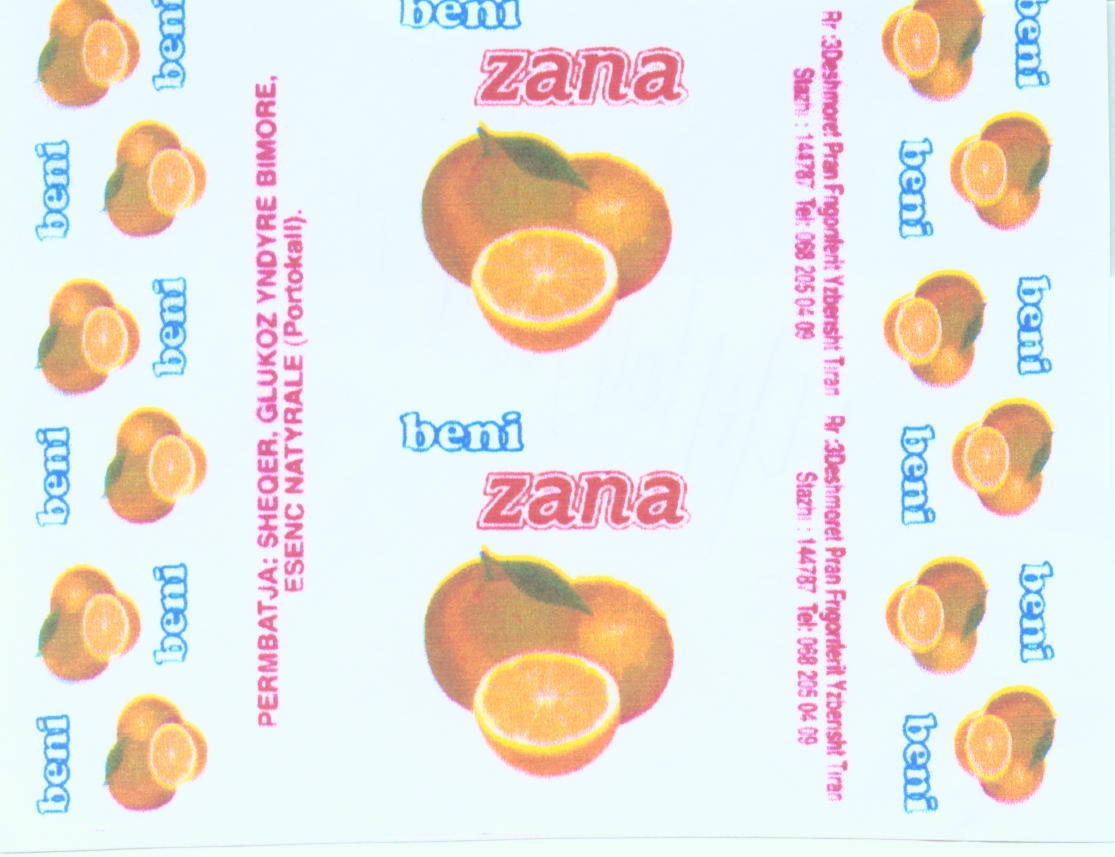 Paraqitja e markës beni ZANA