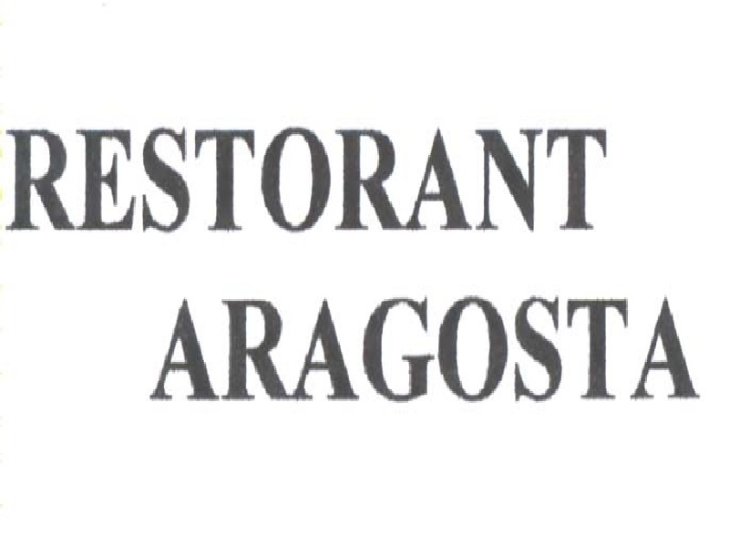 Paraqitja e markës RESTORANT ARAGOSTA