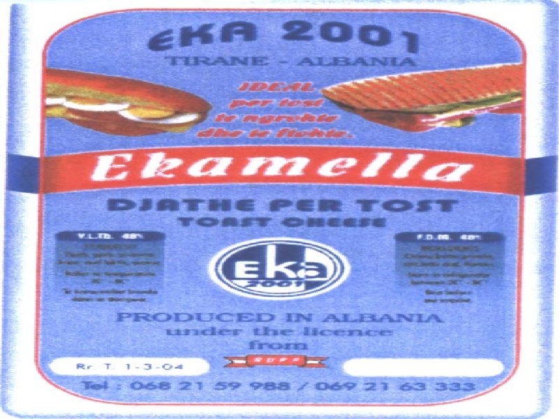 Paraqitja e markës EKA 2001 EKAMELLA