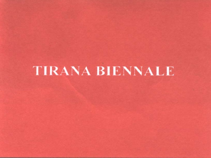 Paraqitja e markës TIRANA BIENNALE