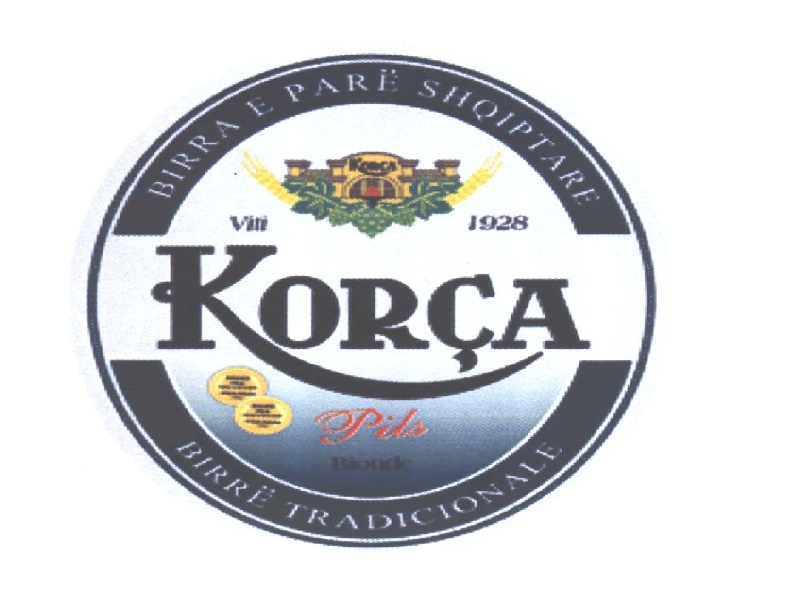 Paraqitja e markës KORÇA PILS -BIONDE