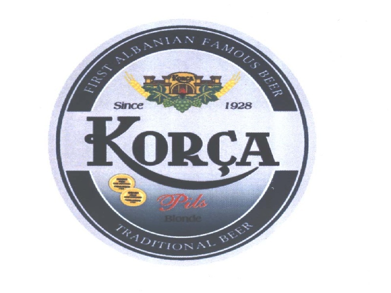 Paraqitja e markës KORÇA PILS -BLONDE