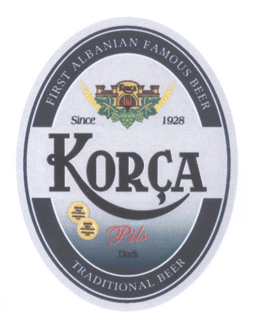 Paraqitja e markës KORÇA PILS - DARK