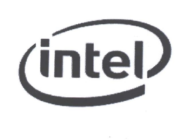 Paraqitja e markës INTEL & SWIRL DESIGN
