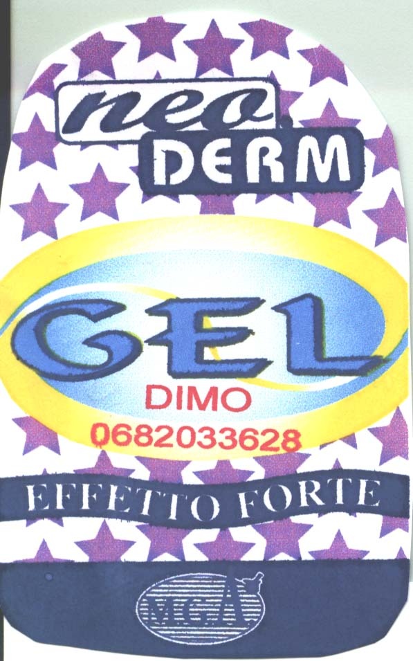 Paraqitja e markës NEO DERM DIMO