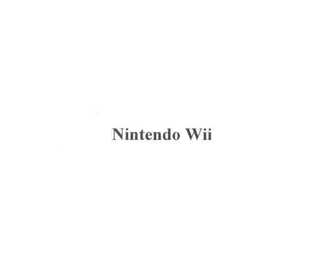 Paraqitja e markës NINTENDO WII