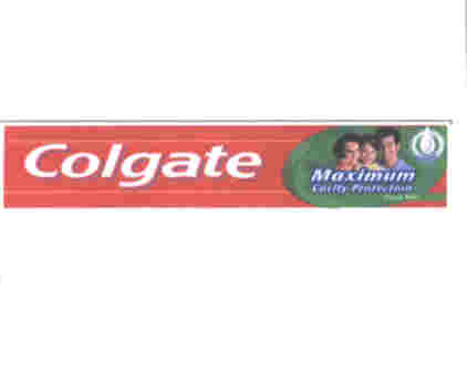 Paraqitja e markës COLGATE MAXIMUM CAVITY PROTECTION EXTRA MINT