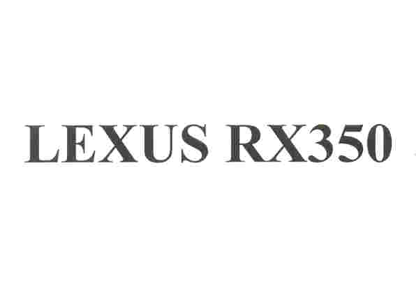 Paraqitja e markës LEXUS RX350
