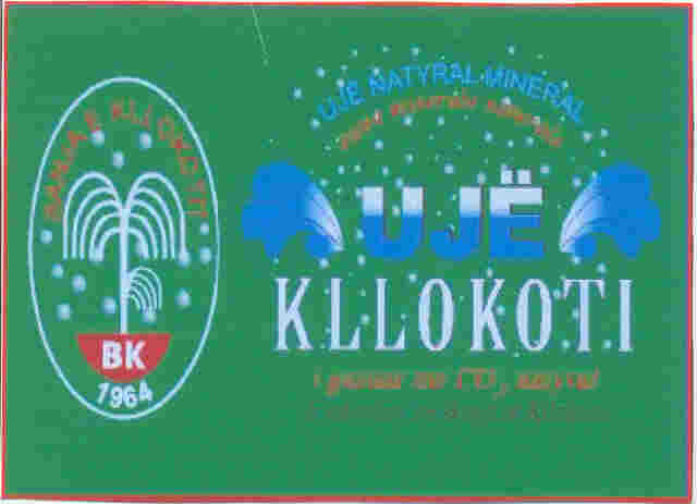 Paraqitja e markës BANJA E KLLOKOTIT/UJE KLLOKOTI