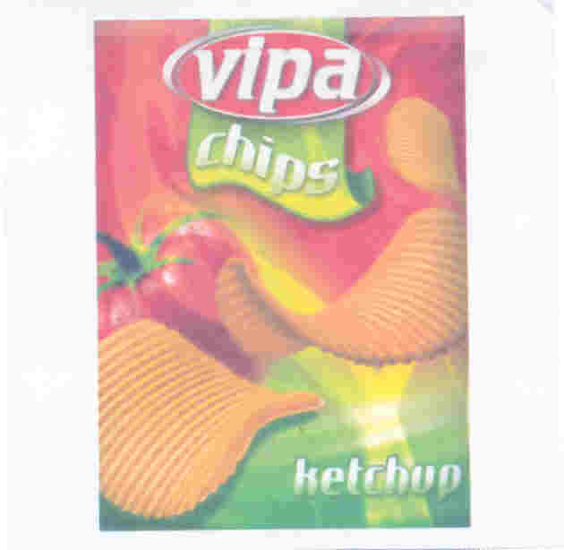 Paraqitja e markës VIPA CHIPS KETCHUP