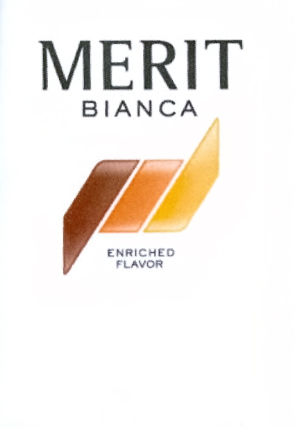 Paraqitja e markës MERIT BIANCA ENRICHED FLAVOR