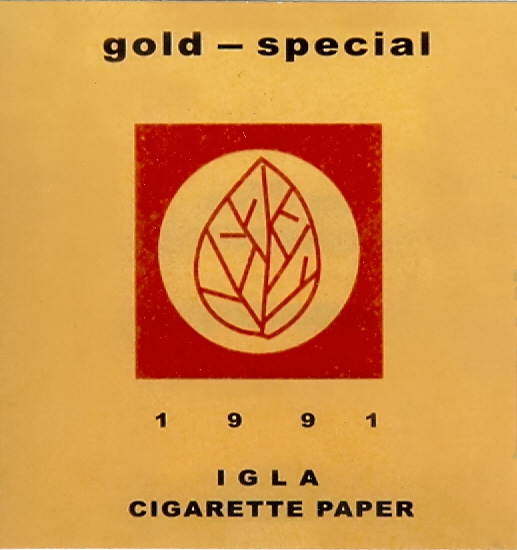 Paraqitja e markës IGLA GOLD PAPER