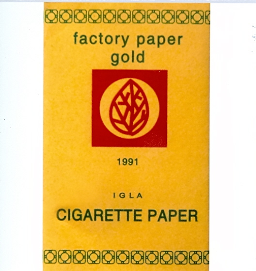 Paraqitja e markës IGLA CIGARETTE PAPER