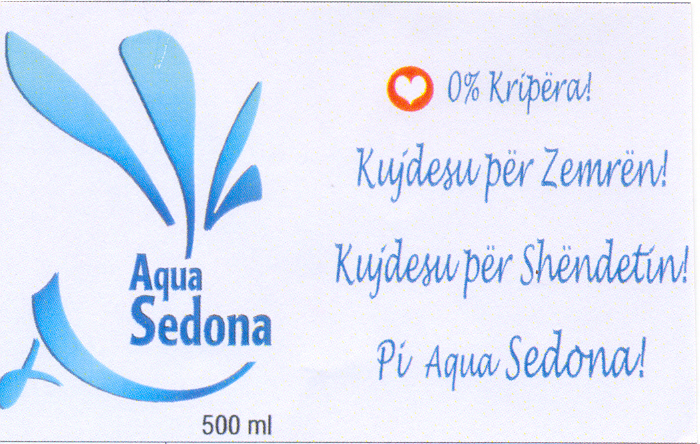 Paraqitja e markës SEDONA; AQUA SEDONA