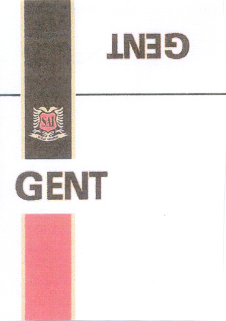 Paraqitja e markës GENT (E ZEZE-E KUQE)