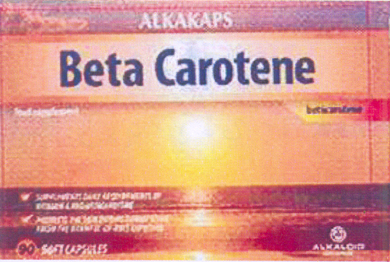 Paraqitja e markës BETA CAROTENE