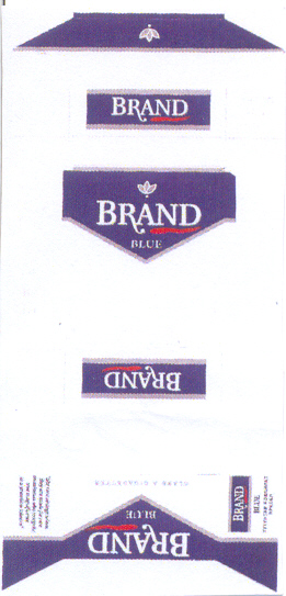 Paraqitja e markës BRAND BLUE