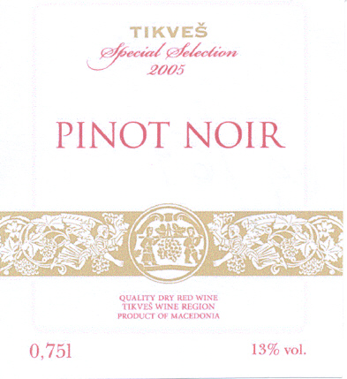 Paraqitja e markës PINOT NOIR