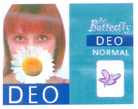 Paraqitja e markës BUTTERFLY DEO NORMAL
