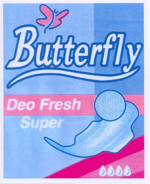 Paraqitja e markës BUTTERFLY DEO FRESH SUPER
